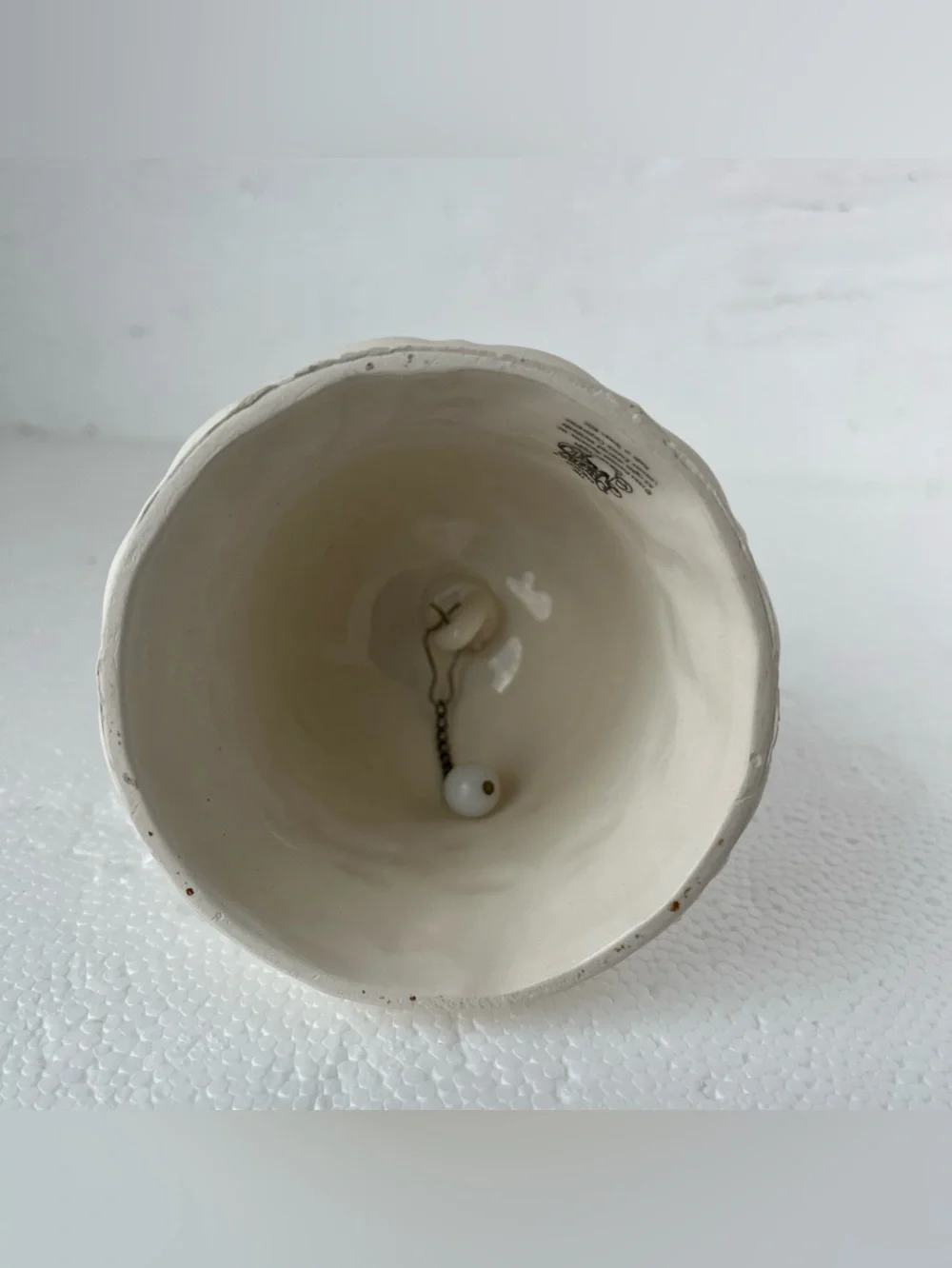Vtg. Enesco Precious Moments Porcelain Bell 